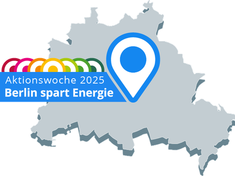 Logo der Aktionswoche 2025 Berlin spart Energie