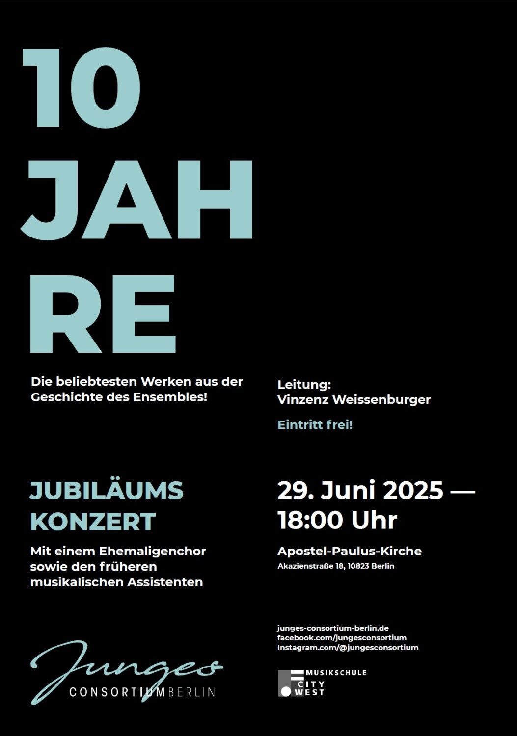 Jubiläumskonzert Junges Consortium