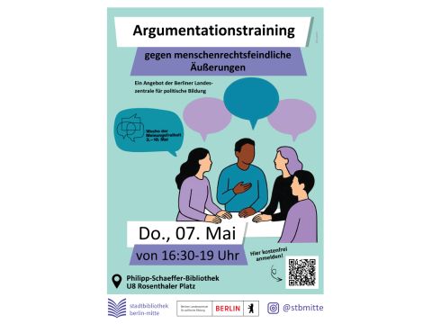 Grafik mit Personen, über denen Sprechblasen schweben