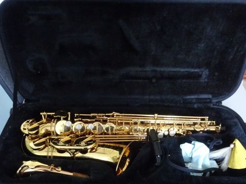 Saxophon im Koffer
