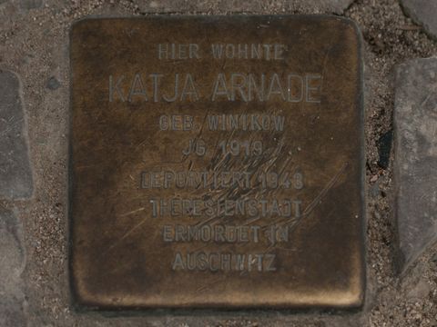 Stolperstein Katja Arnade, 25.03.2012