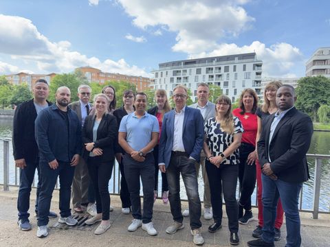 Teamfoto des Bürger- und Poliziebeauftragten