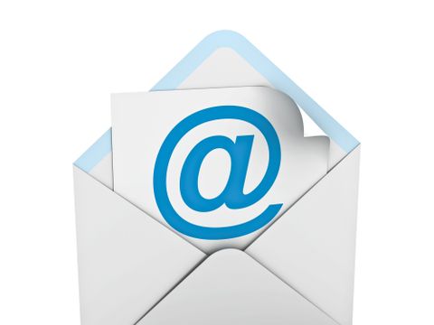 Briefumschlag mit E-Mail-Symbol