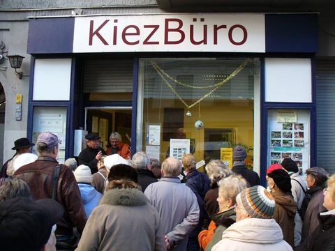 Kiezapaziergang am 8.12.2007, Foto: KHMM