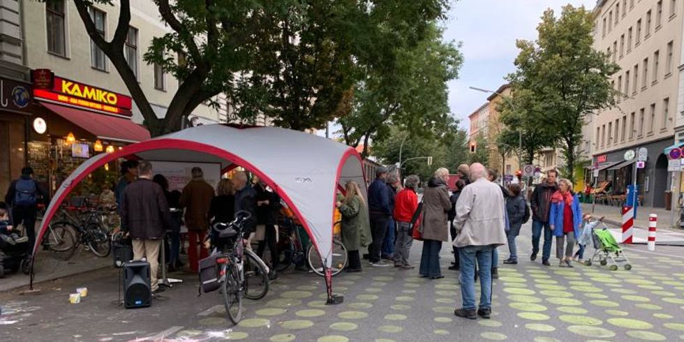 Real-Labor Begegnungszone Bergmannstraße