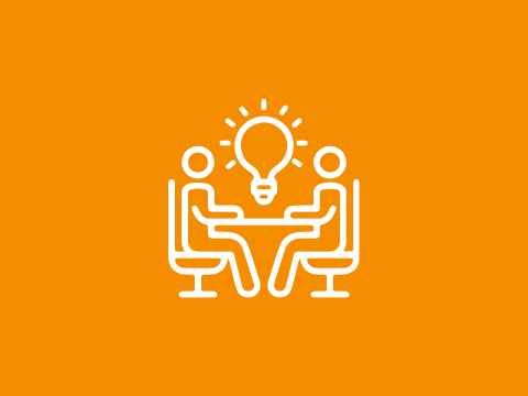 Link mit Icon für Gründnungsförderung