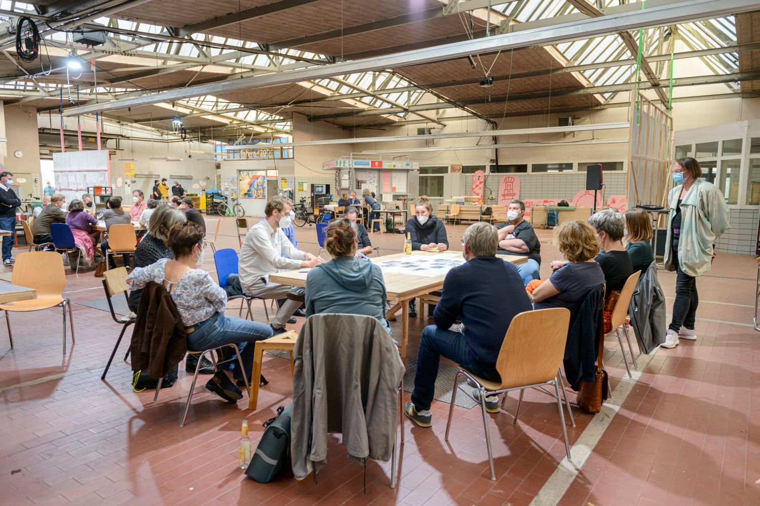 Blick in die aktive StadtWERKSTATT