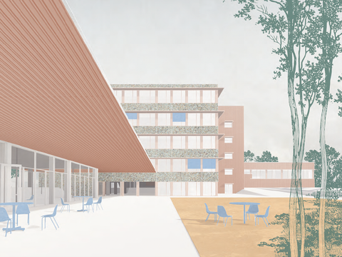 Kunst am Bau Entwurf NAK Architekten