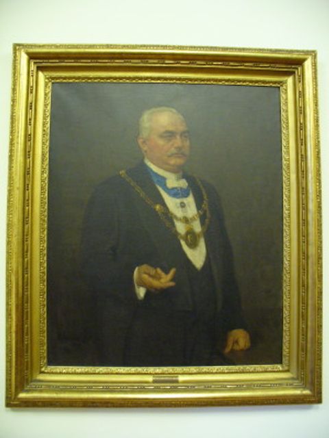 Kurt Schustehrus, 1899 - 1911, Portrait von Schulte im Hofe