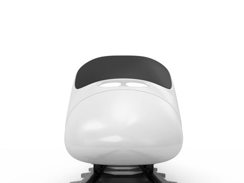 Schnellzug auf Schiene