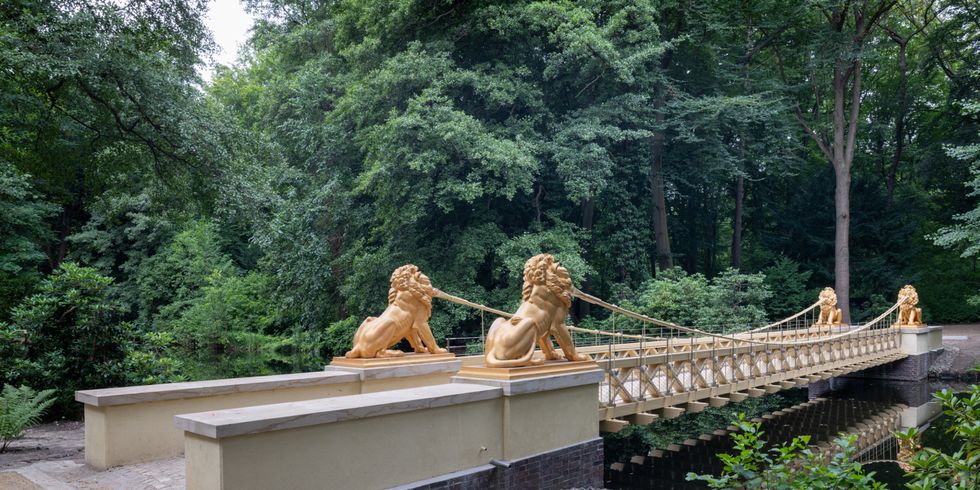 Sanierte Löwenbrücke im Großen Tiergarten 2025