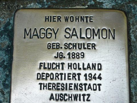 Stolperstein für Maggy Salomon