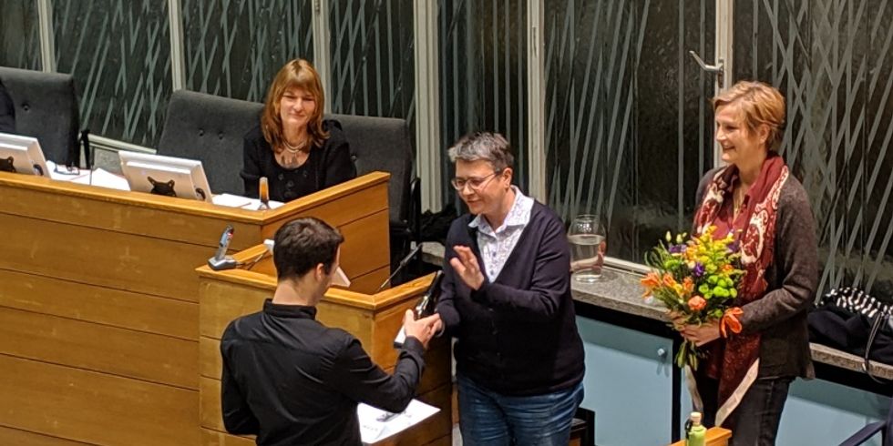 Ehrung von Jonas Daniel Willaredt