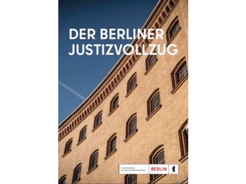 Deckblatt der Broschüre "Der Berliner Justizvollzug" (deutsche Fassung)