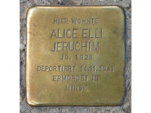 Stolperstein Alice Elli Jeruchim