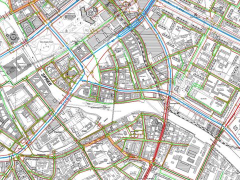 Intermodales Straßenverkehrsnetz