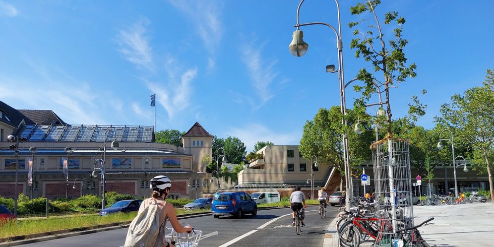 Radverkehrsanlage Budapester Str