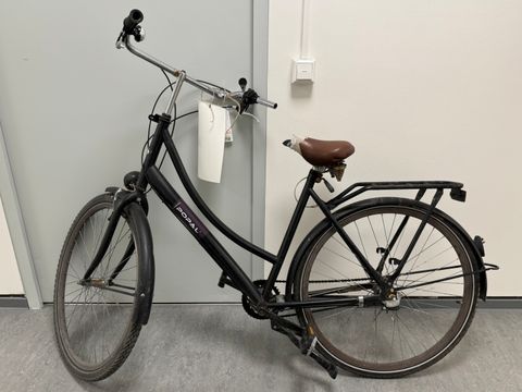 Schwarzes Damenfahrrad