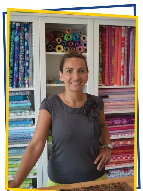 Jacqueline Hirschhorn in ihrem Nähatelier