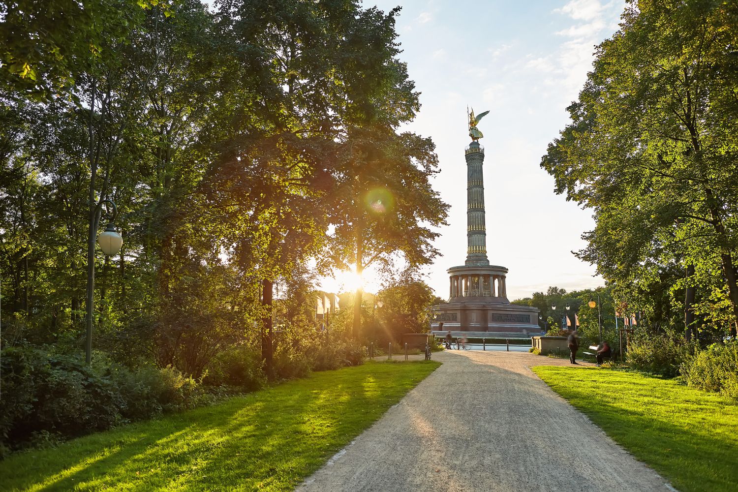 Blick auf die Siegessäule in Berlin