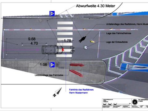 digitale Verkehrsunfallaufnahme