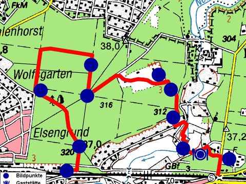 Wanderkarte (Bild: Berliner Forsten)