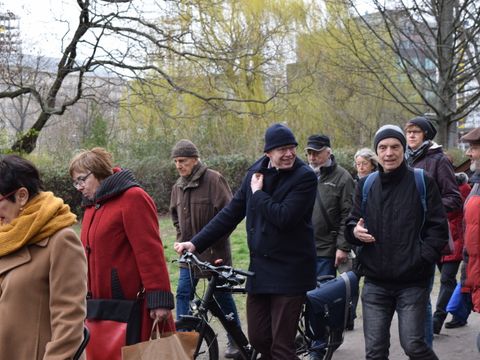 Erster Kiezspaziergang 2019 durch die Bezirksregion Alexanderplatz. (Bild: Bezirksamt Mitte)