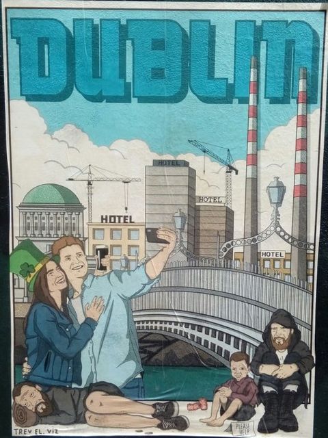 Ein kritisches Plakat (Bild: Isabel V.S.)