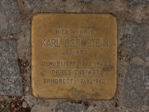 Stolperstein Karl Bornstein, 10.06.2012
