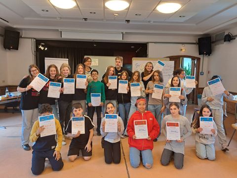 Kinderjury 2025 im Fuchsbau (Bild: BA Reinickendorf)