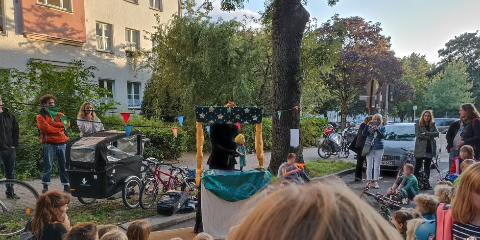 Veranstaltung zum Autofreien Tag im Bezirk