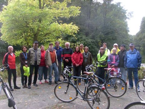 Gruppenfoto am Jungfernheideteich (21. 9. 2008)
