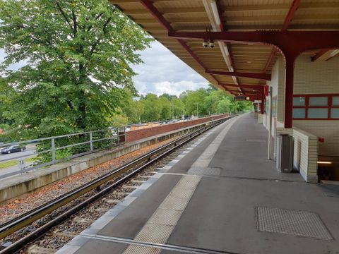 U2 Ruhleben, Bahnsteig