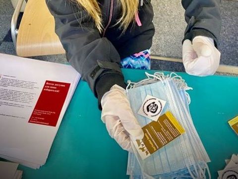 Verteilung der Masken im Bezirk Marzahn-Hellersdorf