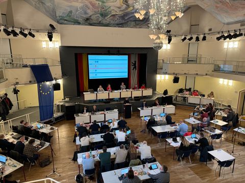 BVV-Sitzung Marzahn-Hellersdorf Arndt-Bause-Saal