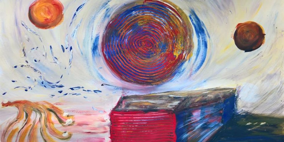 Gemälde aus der Ausstellung Transition