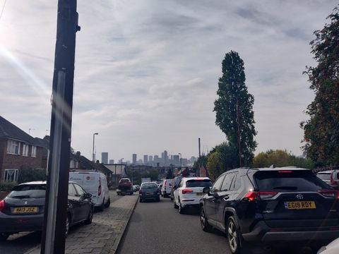 Birmingham Skyline vom Fahrrad (Bild: Miriam Schiller)