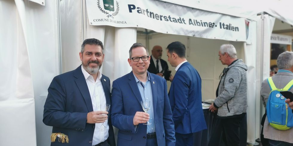 Nico Gilberti und Oliver Igel beim Winzerfrühling