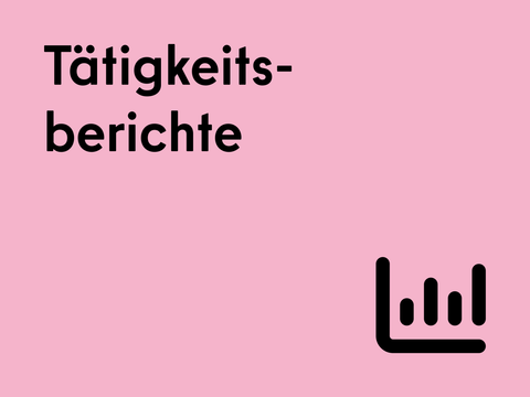 Bildkachel Tätigkeitsberichte