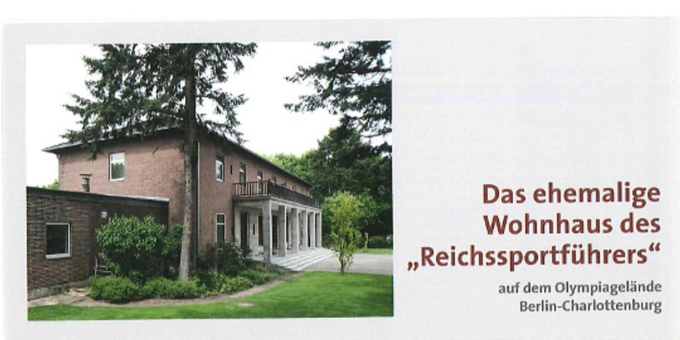 Das ehemalige Wohnhaus des "Reichssportführers"