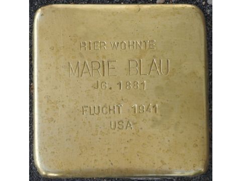 Stolperstein Marie Blau