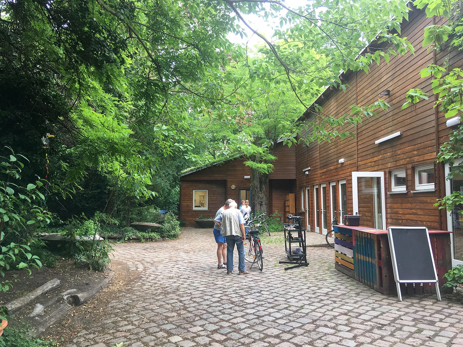 Das Angebot der Do-It-Yourself-Fahrradwerkstatt erfreut sich großer Beliebtheit.