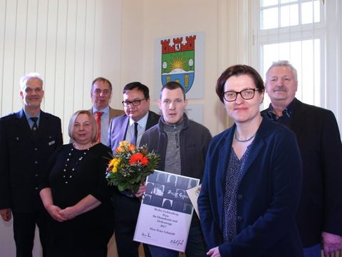 2018 Demikratiepreis an Peter Schmidt