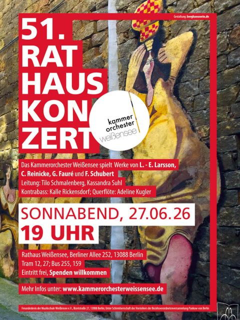 Plakatmotiv 51. Rathauskonzert