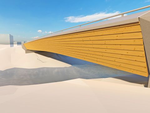 Visualisierung Buchenhainer Brücke (Auszug aus der Machbarkeitsstudie)