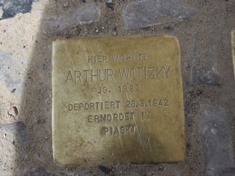 Stolperstein für Arthur Wotizky