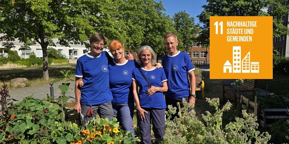 Diplom-Ingenieurin und Umweltpädagogin Valentina-Johanna Baumgartner (li) und ihre Nabar*innen gründeten gemeinsam die Initiative "Anaab"