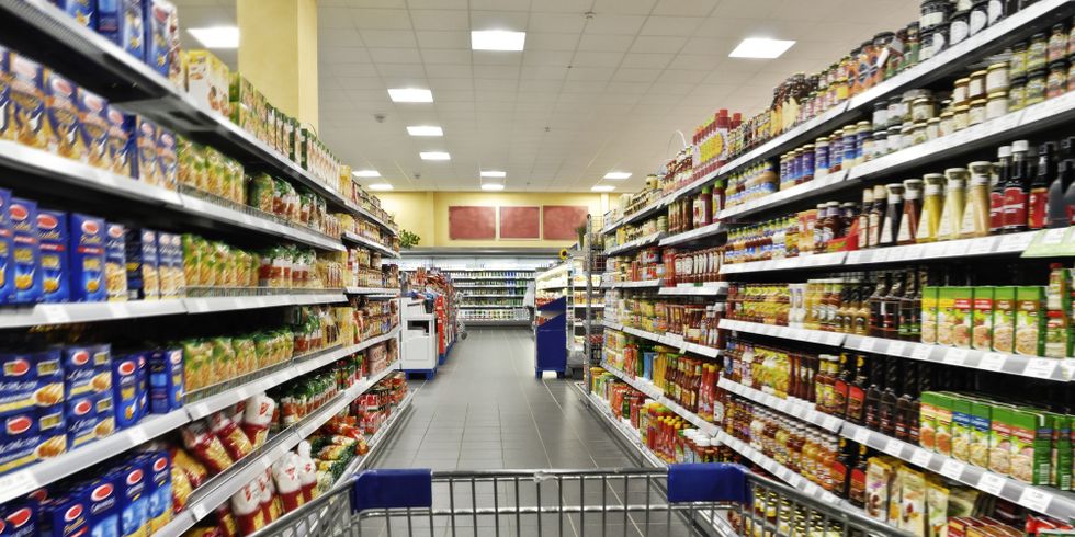 Einkaufen im Supermarkt