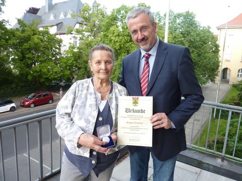Verleihung der Bezirksmedaille