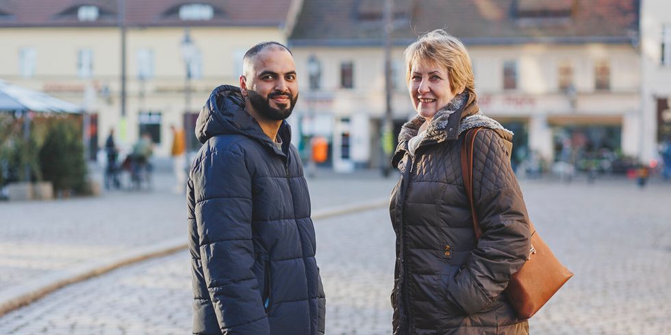 Ali Reza A. und Regina K. als Tandem